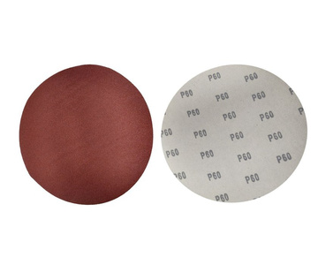 Krążki ścierne 225mm papier na rzep gr. 60 10 szt ścierny krążek samoprzylepne styropianu zdjęcie nr 5