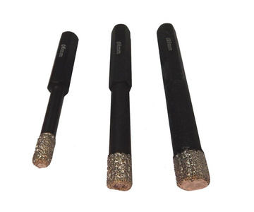 Wiertła diamentowe do gresu 6, 8, 10 mm wiertło diamentowe ceramiki płytek betonowych beton zestaw wierteł zdjęcie nr 3