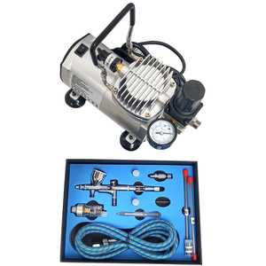 Aerograf AB-180K AB 180K AB 180K z kompresorem zestaw do malowania zdjęcie nr 12