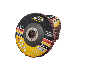 Tarcza lamelowa z włókniny 125 czerwona szlifowania polerowania włóknina lamelka listkowa zdjęcie nr 14