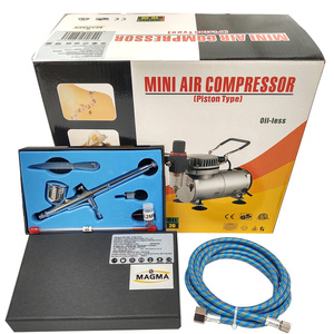 Aerograf AB130 Z DYSZĄ 0,2 I 0,3 + MINI KOMPRESOR 4BAR Z KOMPRESOREM AB-130 AB 130 zdjęcie nr 12