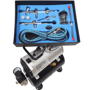 Aerograf AB208K AB-208K AB 208K 3 dysze z wężykiem do malowania BEZ LOGO zdjęcie nr 5