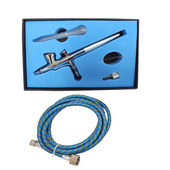 Aerograf 207 dwufunkcyjny dysza 0,4 AB-207  wężyk króciec do malowania paznokci