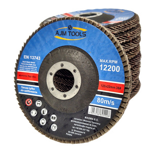 Tarcza tarcze lamelka listkowa 125mm 36 do metalu AJM TOOLS 10 sztuk 125 zdjęcie nr 1