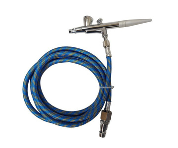 Aerograf 207 dwufunkcyjny dysza 0,4 AB-207 wężyk króciec do malowania paznokci zdjęcie nr 2