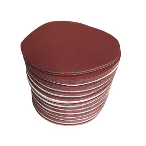 Krążki ścierne 225mm papier na rzep gr. 24 100 szt ścierny krążek samoprzylepne styropianu zdjęcie nr 1