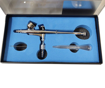 Aerograf z wężem dużego kompresora AB-137 0,3 areograf malarski do malowania zdjęcie nr 9