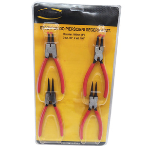 Zestaw szczypce Segera 6" 4el i pierścienie zewnętrzne Seger'a 300el zdjęcie nr 7