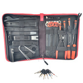 Ściągacze do tapicerki szczypce wyjmaki spinki do radia zestaw 43 elementy