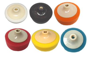 Zestaw gąbek gąbka biała czarna pomarańczowa żółta 125 6 szt miękka średnia twarda 125mm 125xm14 125x45 6 sztuk komplet zdjęcie nr 4