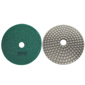 Tarcza diamentowa rzepik na mokro 100 mm gr 800 biały szlifowania gres gresu kamień granit poler polerowania polerska fazowania P 800 G800 #800 zdjęcie nr 4