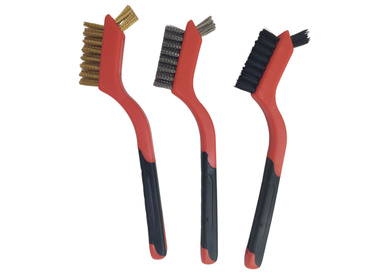 Zestaw 3 sztuk szczotek ręcznych z końcówkami dodatkowymi CRJSPCP zdjęcie nr 4