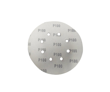 Krążki ścierne 180 mm papier na rzep gr. 100 z otworami 100 szt ścierny krążek samoprzylepne zdjęcie nr 8