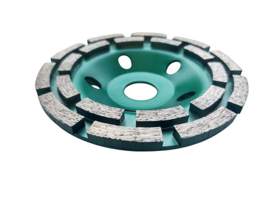 Tarcza diamentowa segmentowa garnkowa 125x22,23 zielona profesjonalna PROFI MCWD125P Magma głowica do szlifowania betonu podwójny segment zdjęcie nr 4
