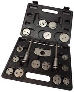 Zestaw do wyciskania wciskania tłoczków hamulcowych 18 el. 1009AB do zacisków hamulcowych separator zacisk tłoczki zdjęcie nr 2