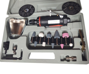 Szlifierka pneumatyczna przecinarka diax AT12K pilnikarka trzpieniowa prosta z kamieniami AT-012BK AT012BK zdjęcie nr 12