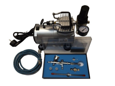 Zestaw malarski kompresor bez butli z aerografem AB180S AB-180S zdjęcie nr 4