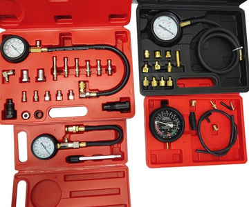 Tester sprężania do silników diesel TU-15A + oleju TU-11 + wakuometr TU-1+Tester sprężania benzyna G324 DIESEL ENGINE AUTO CAR COMPRESSION CYLINDER zdjęcie nr 14
