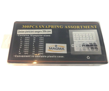 Zestaw szczypce Segera 8" 4el i pierścienie zewnętrzne Seger'a 300el zdjęcie nr 4