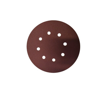 Krążki ścierne 180 mm papier na rzep gr. 180 z otworami 10 szt ścierny krążek samoprzylepne zdjęcie nr 7