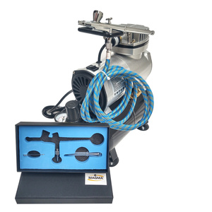 Zestaw do aerografii mini kompresor TC-20T aerograf AB-136 zdjęcie nr 11