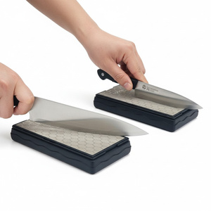 Osełka dwustronna do noży kamień szlifierski ostrzenia ostrzałka 2 gradacje ostrzałka diamentowa zdjęcie nr 10