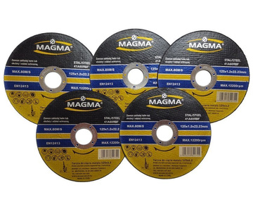 Tarcza do cięcia stali metalu 10szt. 125x1,2 tarcze 125mm Magma zdjęcie nr 9