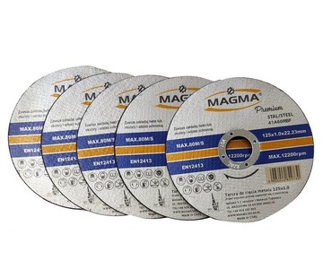 Tarcza do cięcia stali metalu Premium 125x1,0 tarcze MAGMA 100 sztuk  tarcza do flexa flex zdjęcie nr 1