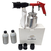 Pistolet do piaskowania z odzyskiem piaskarka +  2L ścierniwa