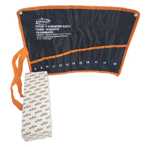 Klucze płasko-oczkowe z grzechotką zestaw 12 szt kluczy 8-19 mm płachta kute CRV CrV Etui polerowane Klucze Płasko Oczkowe z Grzechotką Zestaw Kluczy 8-19mm 12szt Zestaw 12 kluczy zdjęcie nr 8