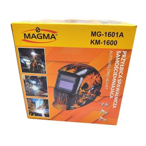 Przyłbica maska spawalnicza + filtr 108LD KM1600 1601A płomienie marki Magma z funkcją szlifowania. zdjęcie nr 2