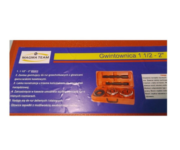 Gwintownica do rur 2 EL. 1 1/2 - 2" Kluppenkasten zdjęcie nr 7