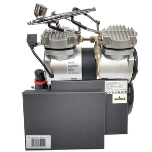 Aerograf AB-130K AB130K AB 130K z kompresorem dwutłokowym do malowania 30T zdjęcie nr 8