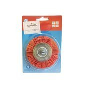 Szczotka nylonowa tarczowa 75mm boczna T6mm Magma postarzanie