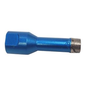 Wiertło diamentowe 10 mm z gwintem M14 niebieskie granitu otwornica koronka kamień zdjęcie nr 3