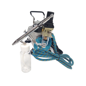 Kompresor do aerografów TC20C + AB182P + wężyk 1/4-1/8 1,8m Aerograf AB-182P Airbrush DOUBLE ACTION Airbrush AB182P AB182 AB 182P zdjęcie nr 5