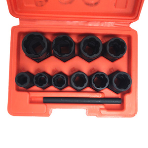 Zestaw nasadek do odkręcania zniszczonych śrub 11szt 9-19mm zdjęcie nr 2