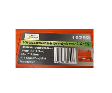 Ściągacz łożysk młotek bezwładnościowy wewnętrzny 10-32mm 1029D 1322 zdjęcie nr 11