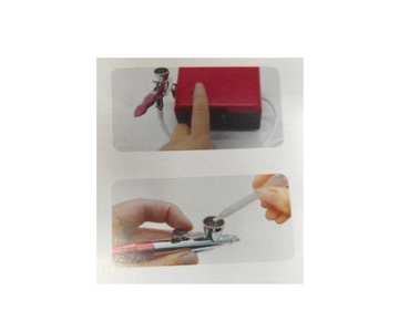 Kompresor TC-11 z aerografem AB209 do malowania makijażu permanentnego AB-209 zdjęcie nr 6