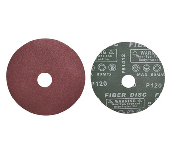 Krążek fibrowy tarcza fibrowa do szlifowania metalu drewna pcv pakiet 25 szt. fibra granulacja 120 zdjęcie nr 18