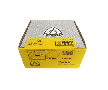 KRĄŻKI NA RZEP PAPIER ŚCIERNE KLINGSPOR LUX E 125 PS18EK UNION VIS GR 80 KRĄŻEK zdjęcie nr 2