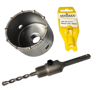 Otwornica do betonu 80mm przejście adapter sds+ plus frez przejścia adapter 450mm SDS MAX zdjęcie nr 3