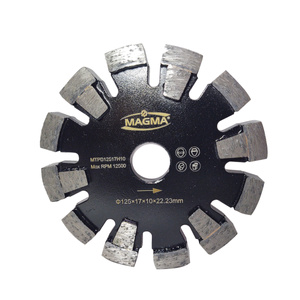 Tarcza diamentowa 125x17H10 MTPB125x17H10 frez diamentowy pod podłogówkę rowków do ogrzewania podłogowego MTPB12517H10 125 mm 17mm 10mm 125mm zdjęcie nr 4