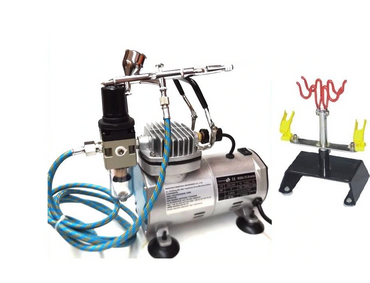 Aerograf AB180 + Stojak + Kompresor TC-20C 4bar do aerografi sprężarka AB-180 zdjęcie nr 6