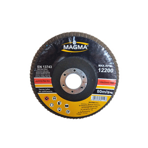 Tarcza tarcze 10 sztuk do metalu szlifowania lamelka listkowa 125mm gr120 P120 Magma Tarcza lamelkowa Elektrokorund płytkowa płytkowe zdjęcie nr 3