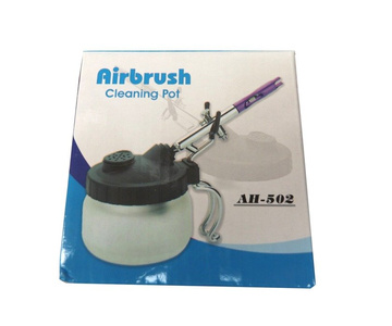 Słoik do czyszczenia pistoletu zbiornik czyszczący stojak 502 AH-502 stacja zdjęcie nr 5