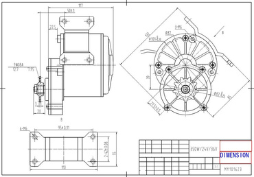 Silnik 24V 350W zestaw elektryczny DC konwersji zdjęcie nr 7