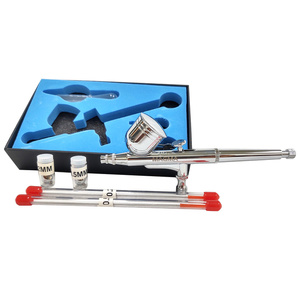 Aerograf AB130 4 dysze 0,2; 0,3; 0,5; 0,8 AB-130 AB 130 wysoka jakość do aerografii AIRBRUSCH zdjęcie nr 4