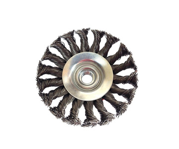 Szczotka boczna tarczowa drut skręcany 125mm x M14 steel brush rotary 125xM14 125M14 125 M14 zdjęcie nr 10