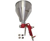 Pistolet do tynków z zaworem kulowym metal 5 dysz do bielenia wapnem do tynku do tapet natryskowych  FR-300  tynkowania malowania ścian metalowy